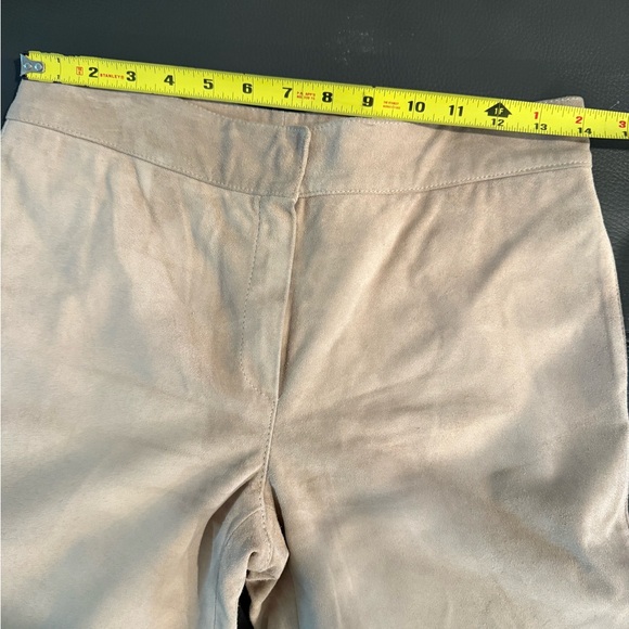 Retro Marni Made In Italy Suede Leather Color Block Pants Size 8 - Picture 8 of 10